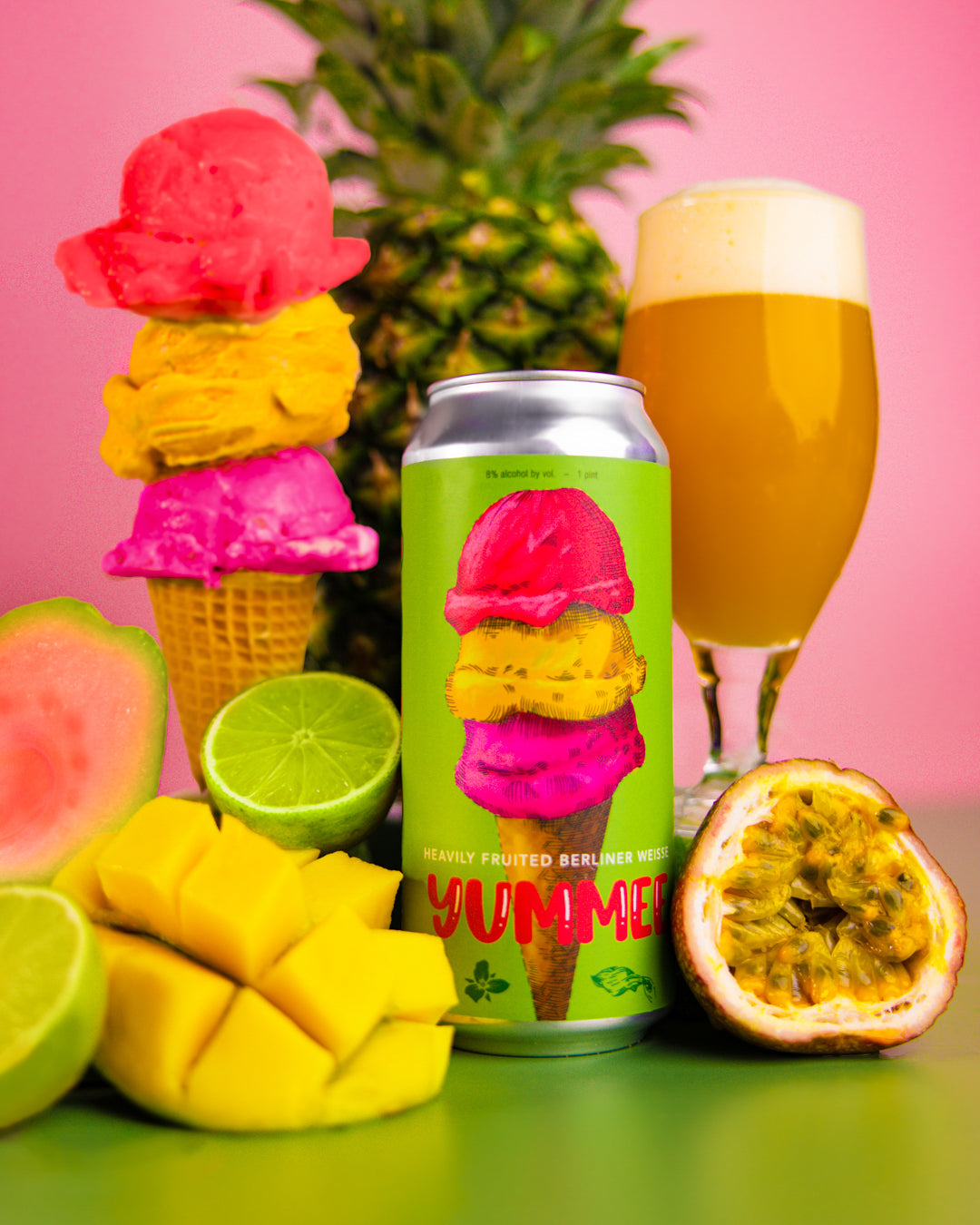Yummee: Pineapple, Passionfruit, Mango, Lime & Guava