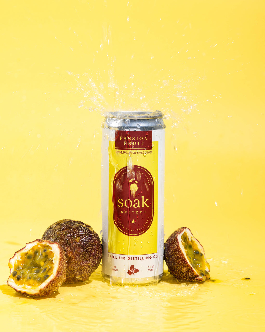 Soak Seltzer: Passionfruit