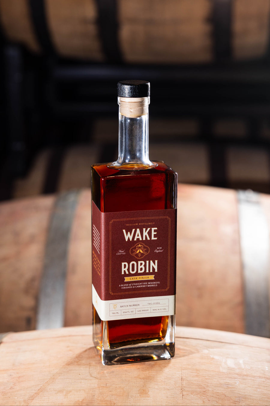 Rye Rye Robin Wake Robin Cask Finish Rye Whiskey Finished in Cabernet Barrels ...