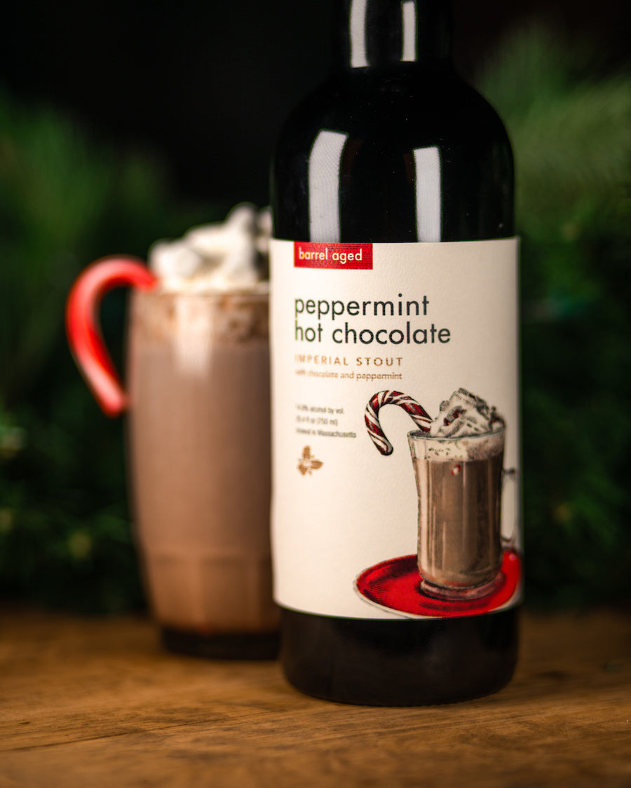 Barrel-Aged Peppermint Hot Chocolate
