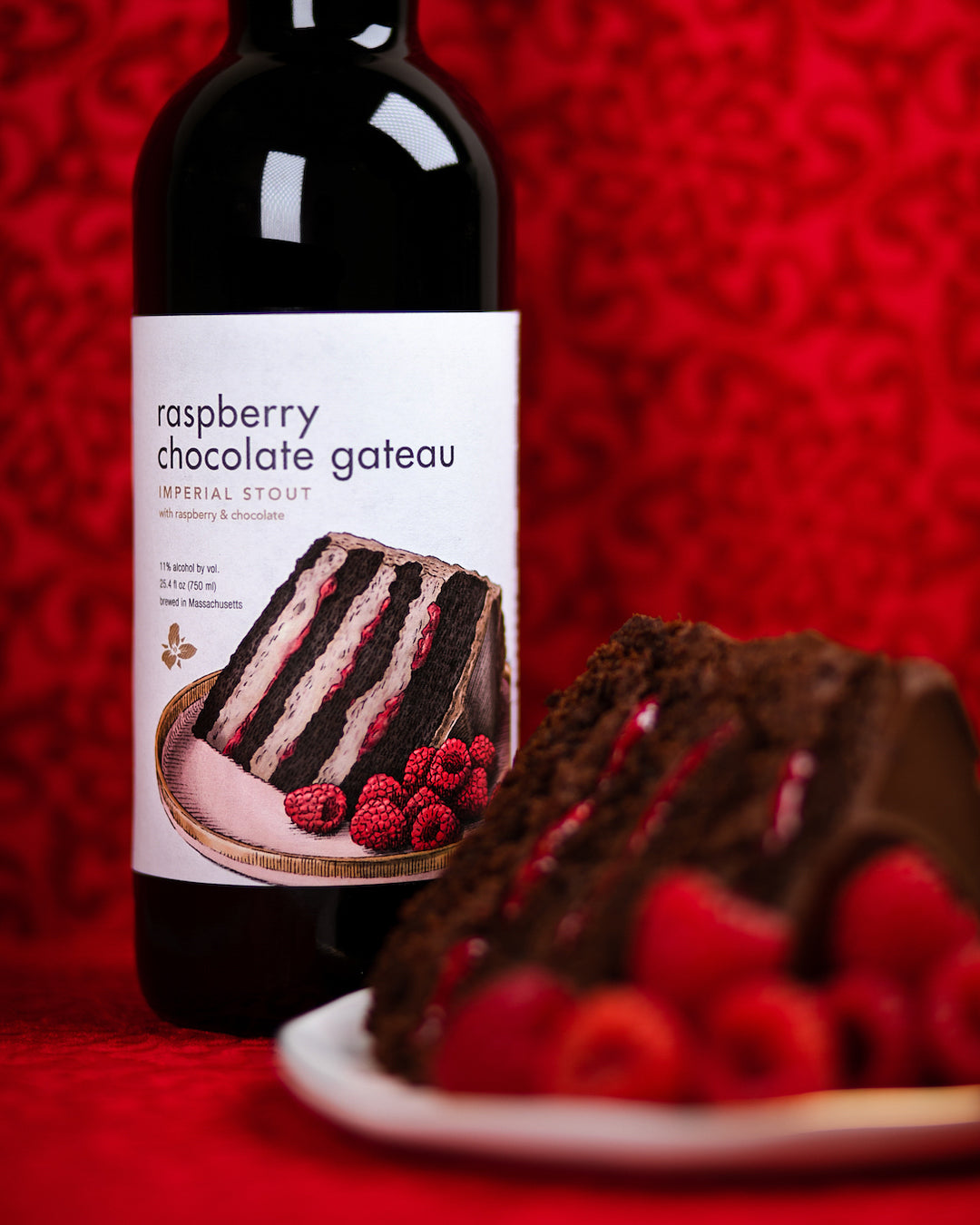 Raspberry Chocolate Gateau – Trilliumbrewing.com
